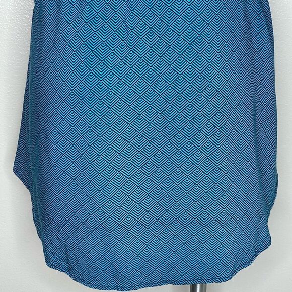 Pixley Martin Tie Waist Geometric Print Tunic Top Size XL - Picture 10 of 16